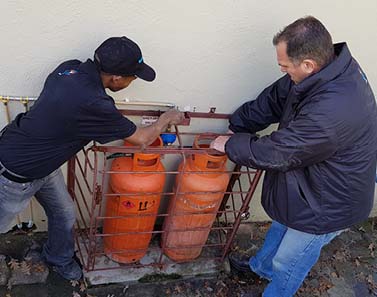 LP Gas equipment maintenance in winter conditions